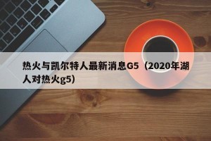 热火与凯尔特人最新消息G5（2020年湖人对热火g5）
